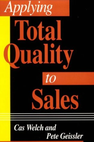 Cover of Applying Total Quality to Sales