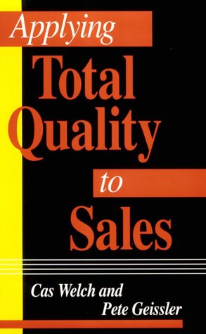 Book cover for Applying Total Quality to Sales