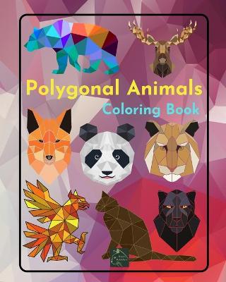 Book cover for Polygonal Animals Coloring Book