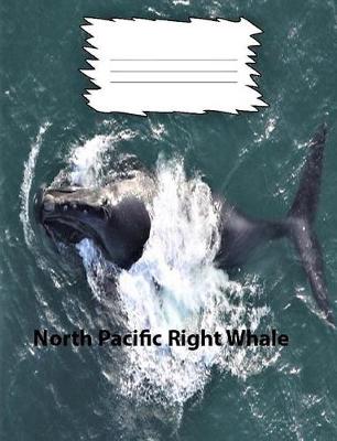 Book cover for North Pacific Right Whale collegeruledlinepaper Composition Book