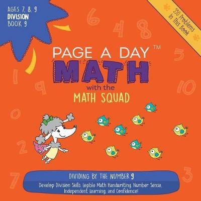 Book cover for Page A Day Math Division Book 9