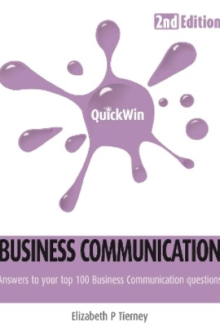 Cover of Quick Win Business Communication (2e)