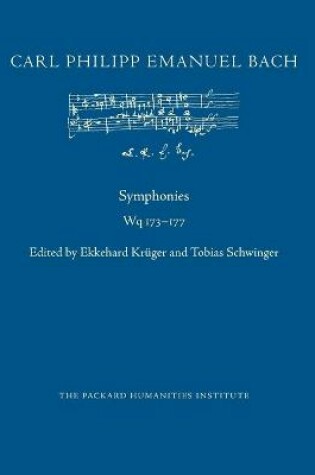 Cover of Symphonies, Wq 173-177