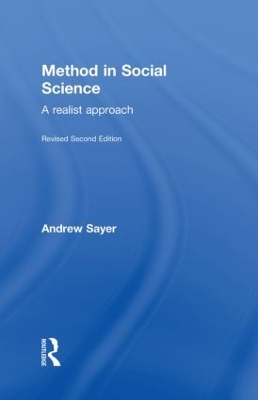 Cover of Method in Social Science