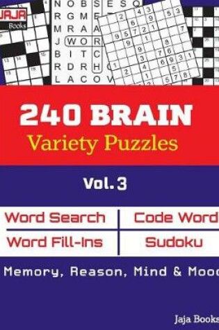 Cover of 240 BRAIN Variety Puzzles