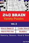 Book cover for 240 BRAIN Variety Puzzles