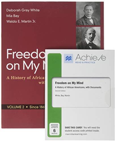 Book cover for Freedom on My Mind, Volume 2 & Achieve Read & Practice for Freedom on My Mind (Six-Months Access)