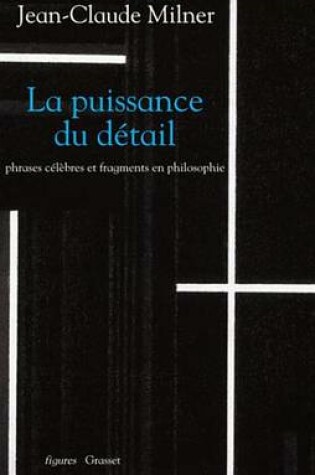 Cover of La Puissance Du Detail