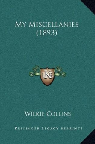 Cover of My Miscellanies (1893)