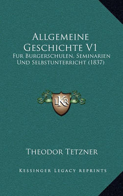 Book cover for Allgemeine Geschichte V1
