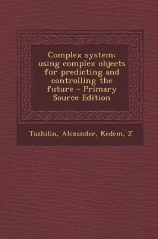 Cover of Complex System