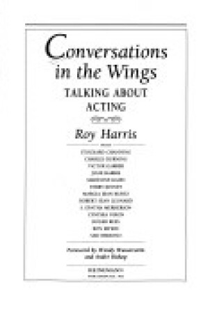 Cover of Conversations in the Wings