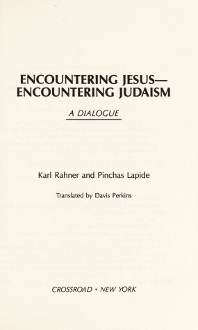 Book cover for Encountering Jesus