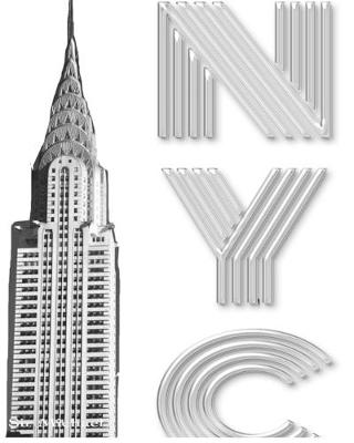 Book cover for New York City Chrysler Building Writing Drawing Journal
