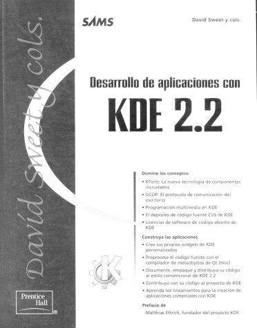 Book cover for Desarrollo de Aplicaciones Con KDE 2.2