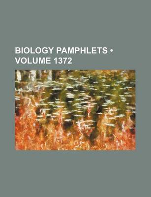 Book cover for Biology Pamphlets (Volume 1372)