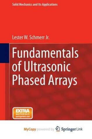 Cover of Fundamentals of Ultrasonic Phased Arrays