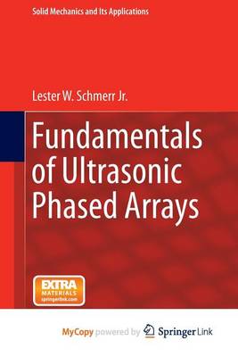 Book cover for Fundamentals of Ultrasonic Phased Arrays