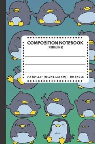 Cover of Composition Notebook Penguins