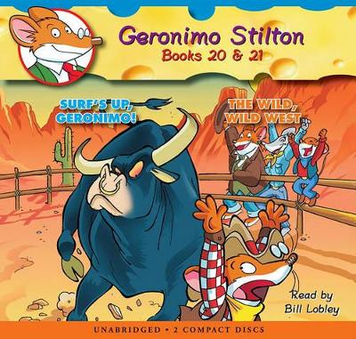 Cover of Surf's Up, Geronimo! / The Wild, Wild West (Geronimo Stilton Audio Bindup #2 & 21)