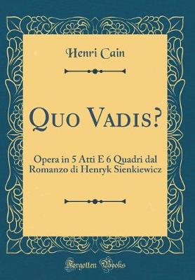 Book cover for Quo Vadis?