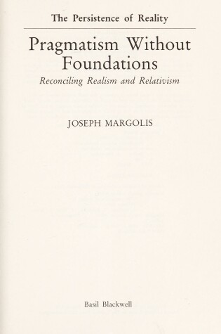 Cover of Pragmatism without Foundations