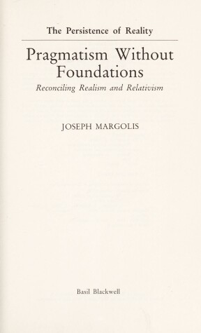 Book cover for Pragmatism without Foundations