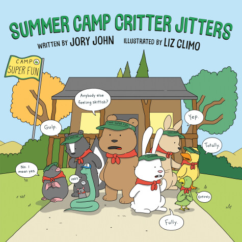 Book cover for Summer Camp Critter Jitters