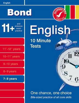 Book cover for Bond 10 Minute Tests English 7-8 Years