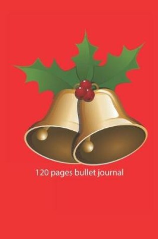 Cover of christmas notebook dot grid bell notebook bullet journal