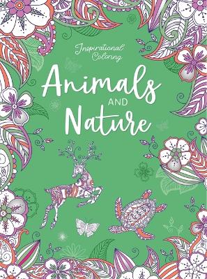Book cover for Inspirational Coloring: Animals and Nature