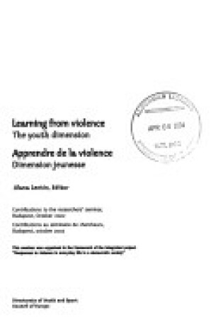 Cover of Learning from Violence