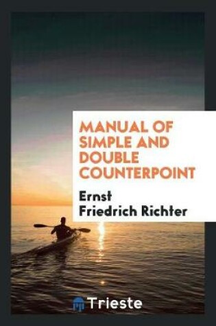 Cover of Manual of Simple and Double Counterpoint