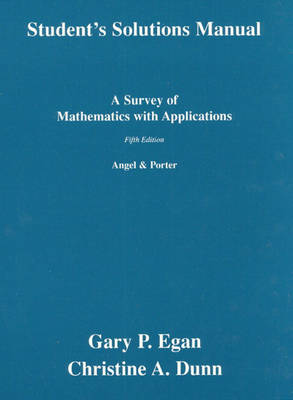 Book cover for Student's Solution Manual