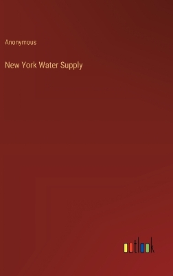 Book cover for New York Water Supply