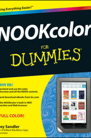 Cover of NOOKcolor For Dummies