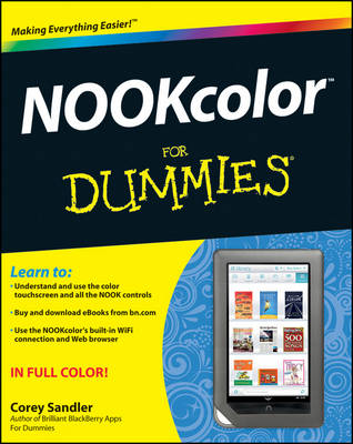 Book cover for NOOKcolor For Dummies