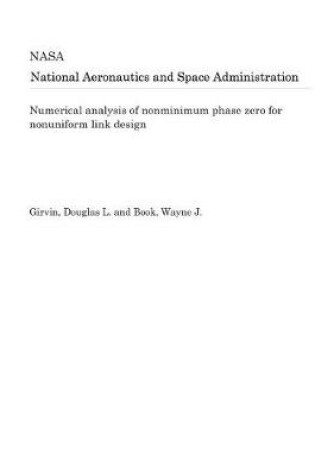 Cover of Numerical Analysis of Nonminimum Phase Zero for Nonuniform Link Design