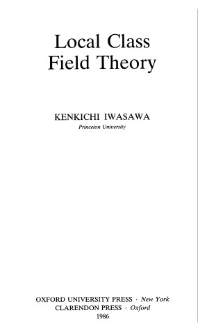 Book cover for Local Class Field Theory