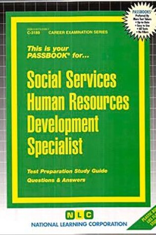 Cover of Social Services Human Resources Developmental Specialist