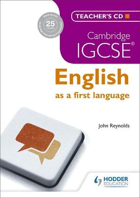Book cover for Cambridge IGCSE English First Language Teacher's CD 3ed