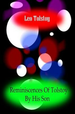 Cover of Reminiscences Of Tolstoy By His Son