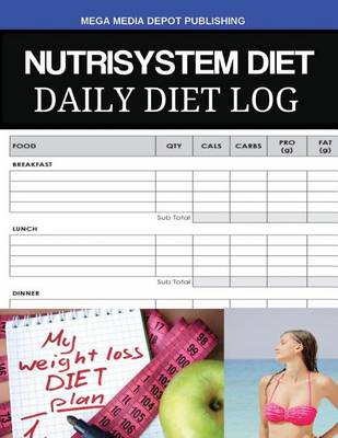 Book cover for Nutrisystem Diet Daily Diet Log