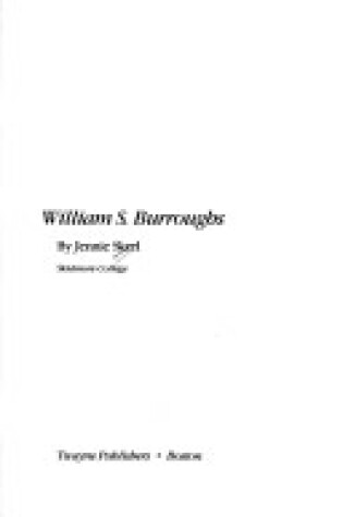 Cover of William S.Burroughs