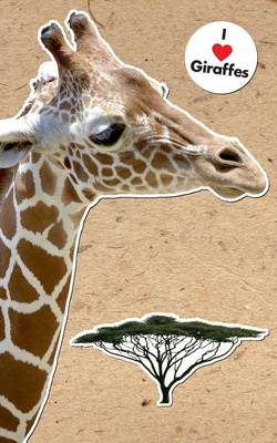 Book cover for Giraffe Lined Notebook