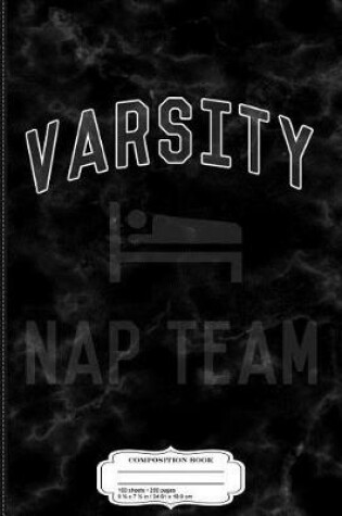 Cover of Varsity Nap Team Composition Notebook