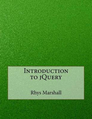 Book cover for Introduction to Jquery