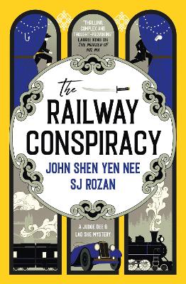 Book cover for The Judge Dee and Lao She mysteries - The Railway Conspiracy