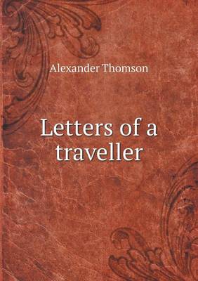 Book cover for Letters of a traveller