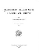Book cover for Alexander's Drachm Mints 1